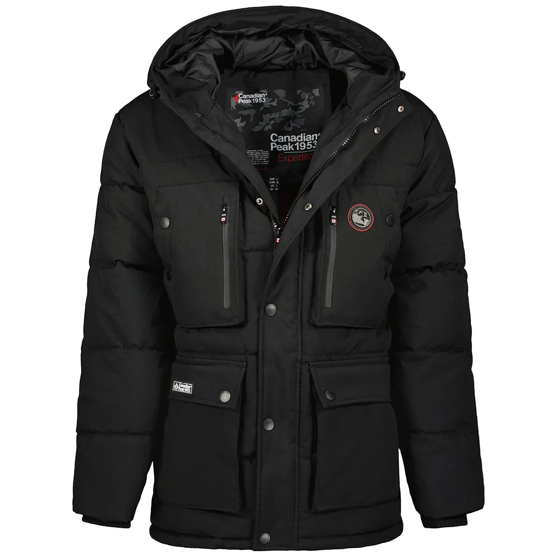 Parka De Hombre Alberteak Negro