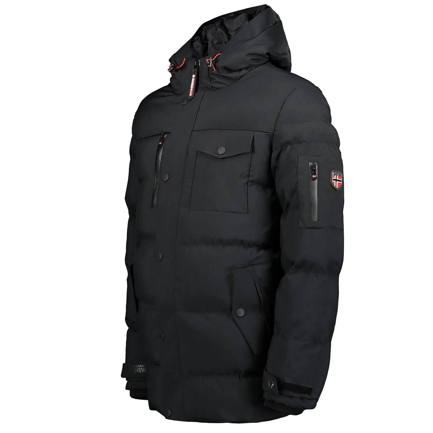 Parka De Hombre Aldesto Negro - Image 3