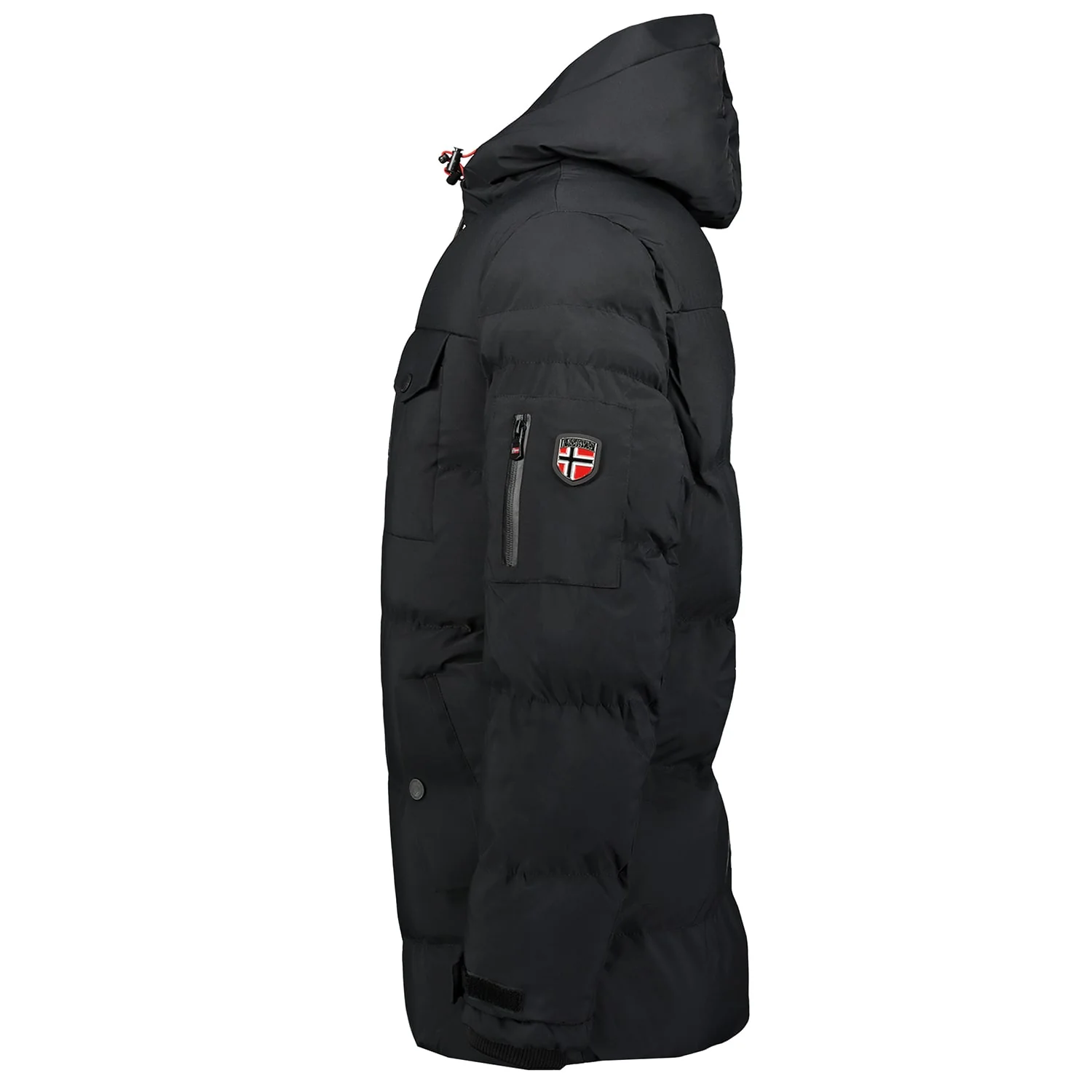 Parka De Hombre Aldesto Negro - Image 4