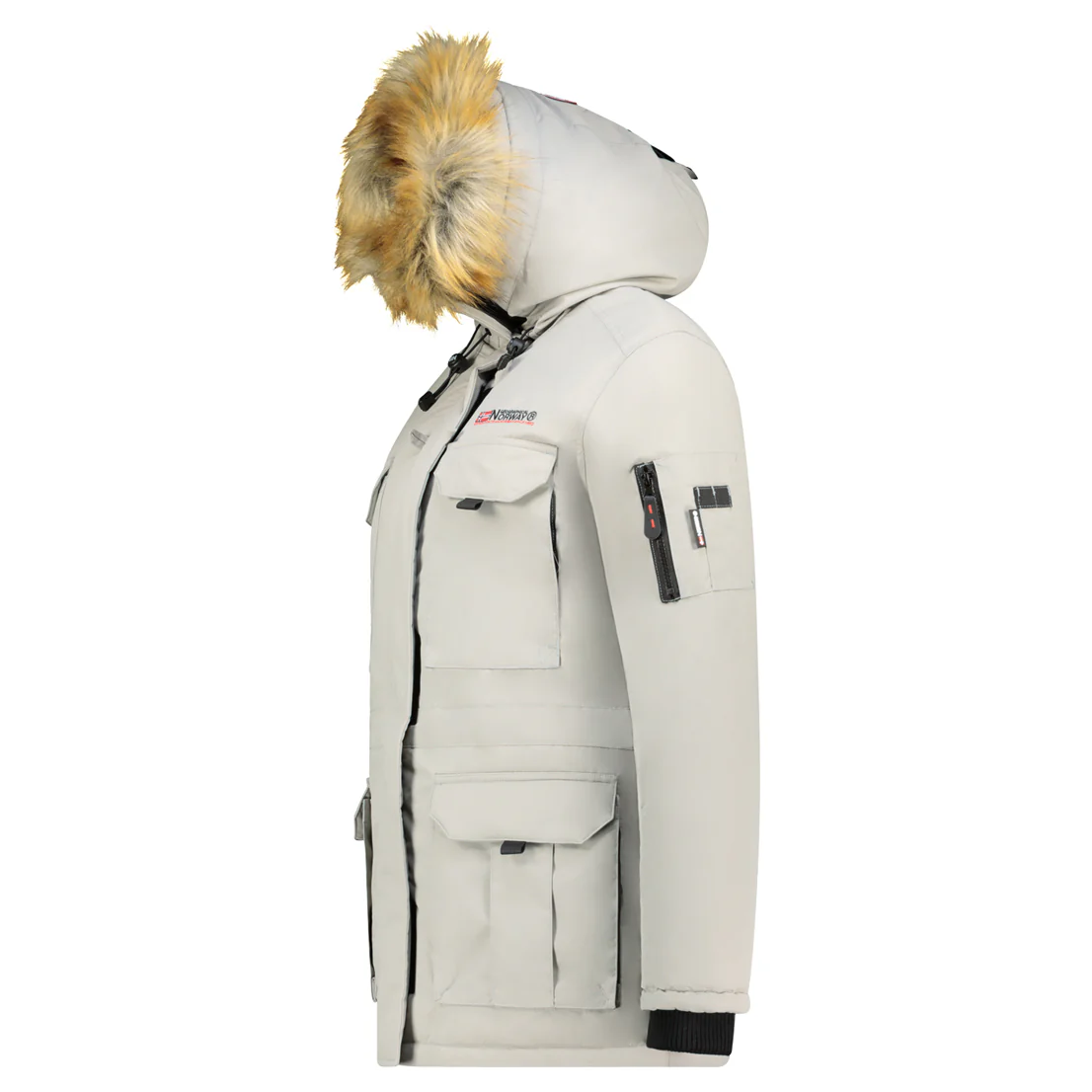 Parka De Mujer Baliverne Gris Claro - Image 3