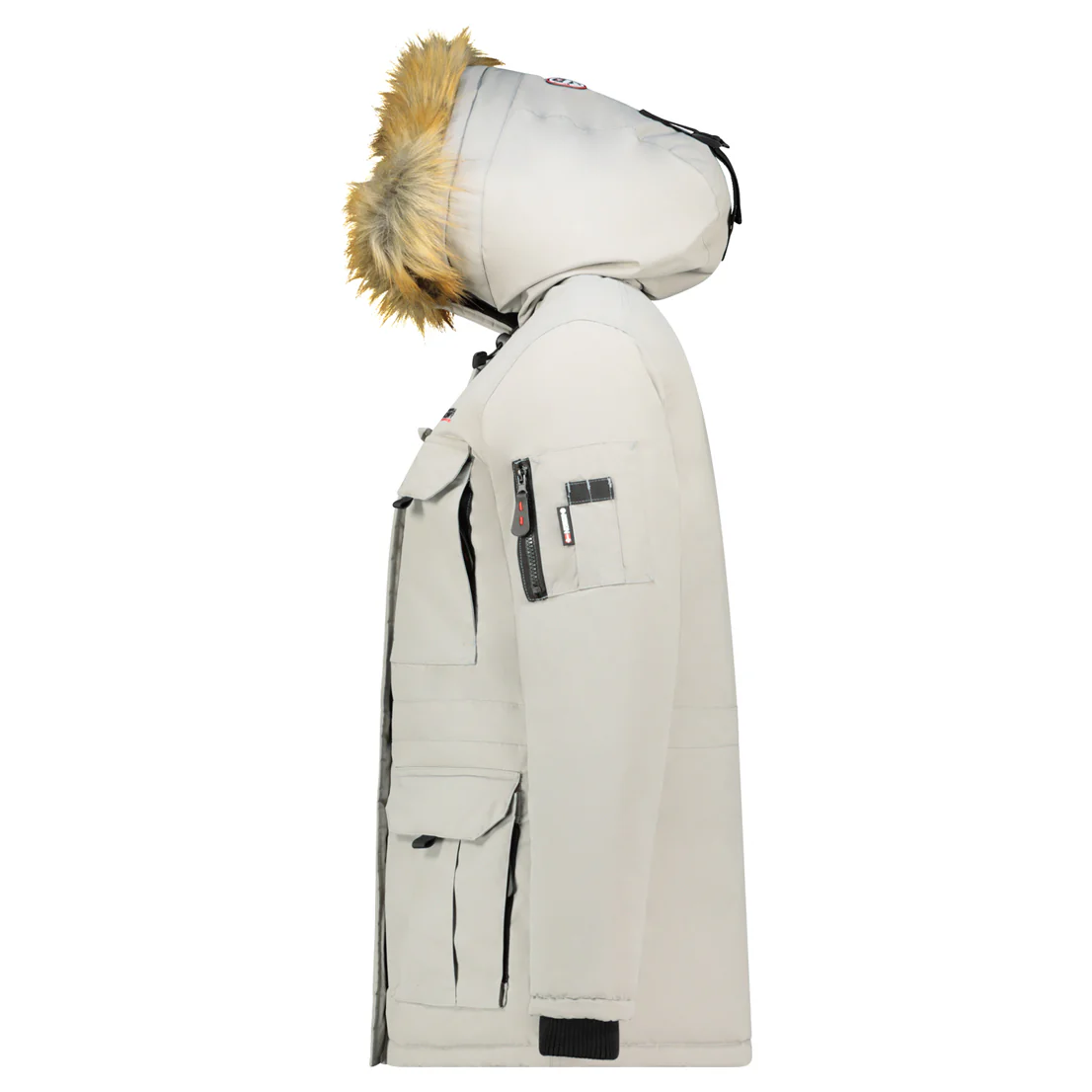 Parka De Mujer Baliverne Gris Claro - Image 4