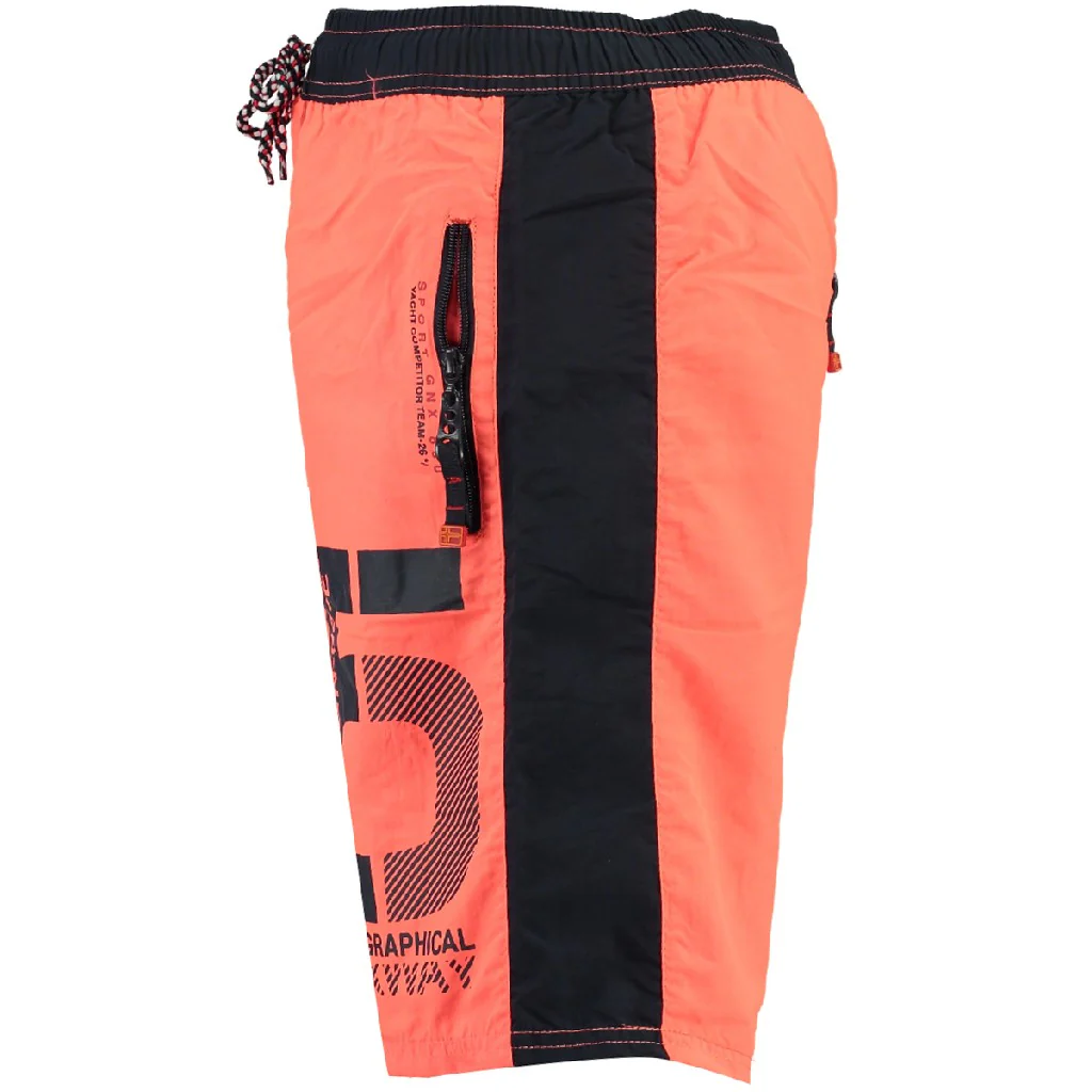 Bañador Hombre Qraviara Coral Fluor - Image 3