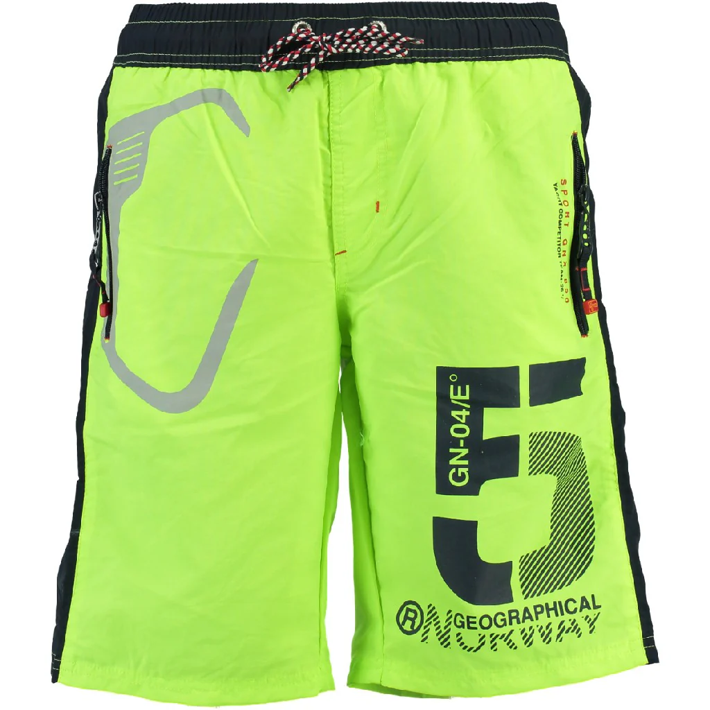Bañador Hombre Qraviara Limón Verde