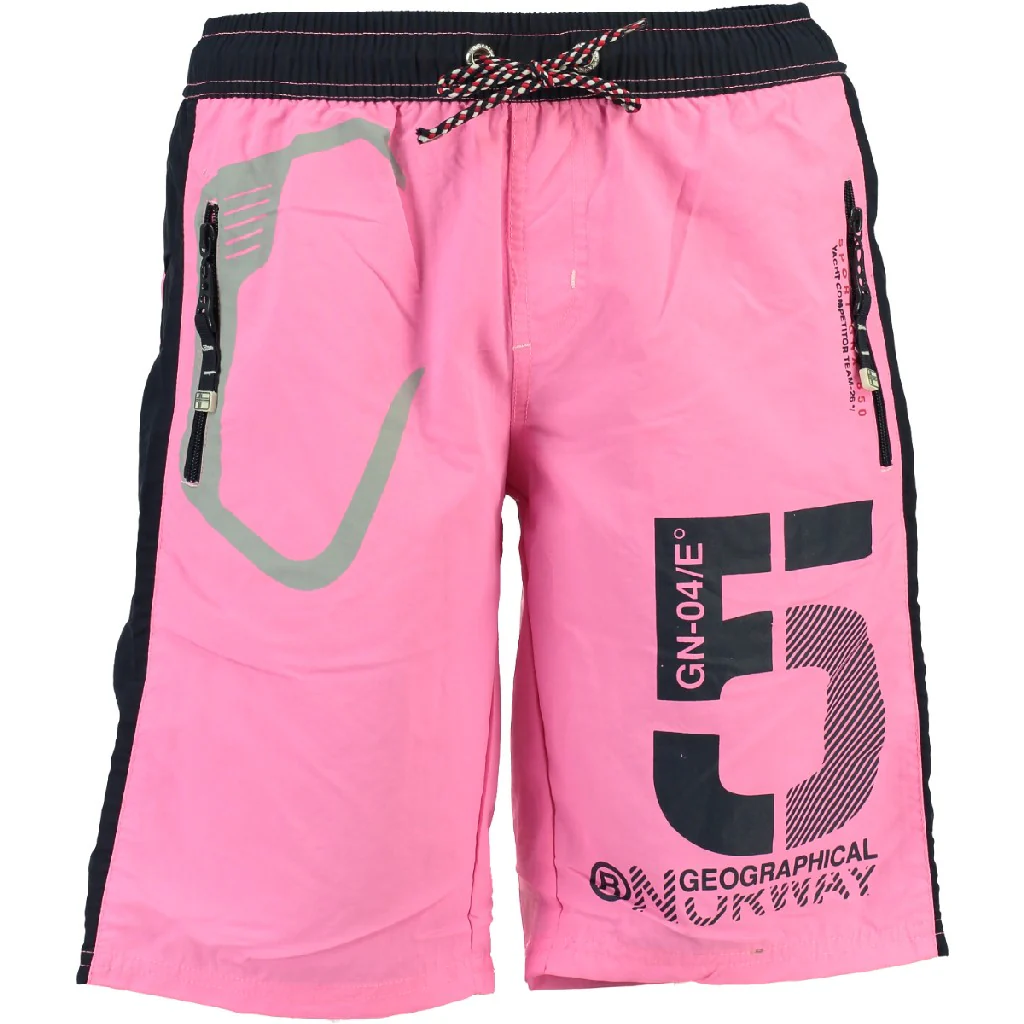 Bañador Niño Qraviara Rosa Llamativo