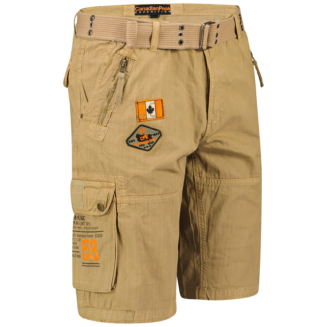 Bermuda De Hombre Paintballeak Beige - Image 3