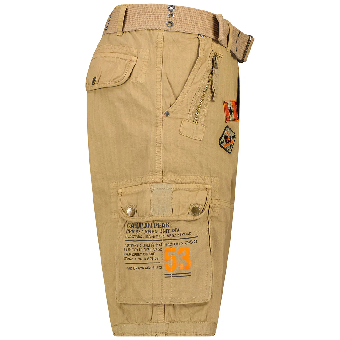 Bermuda De Hombre Paintballeak Beige - Image 5
