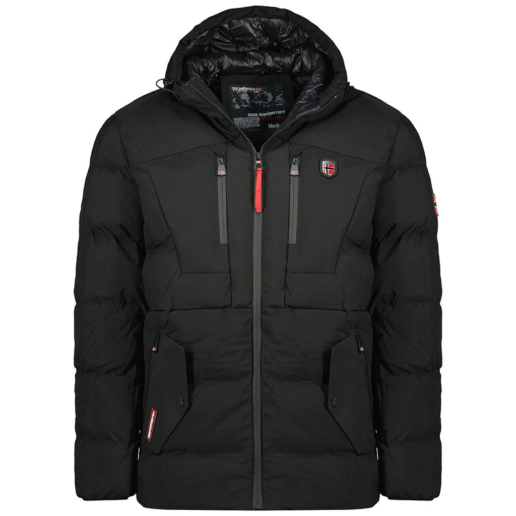 Parka De Hombre Cachot Negro / Negro