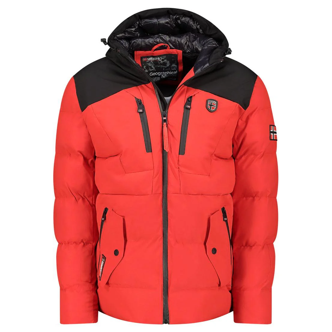 Parka De Hombre Cachot Rojo / Negro