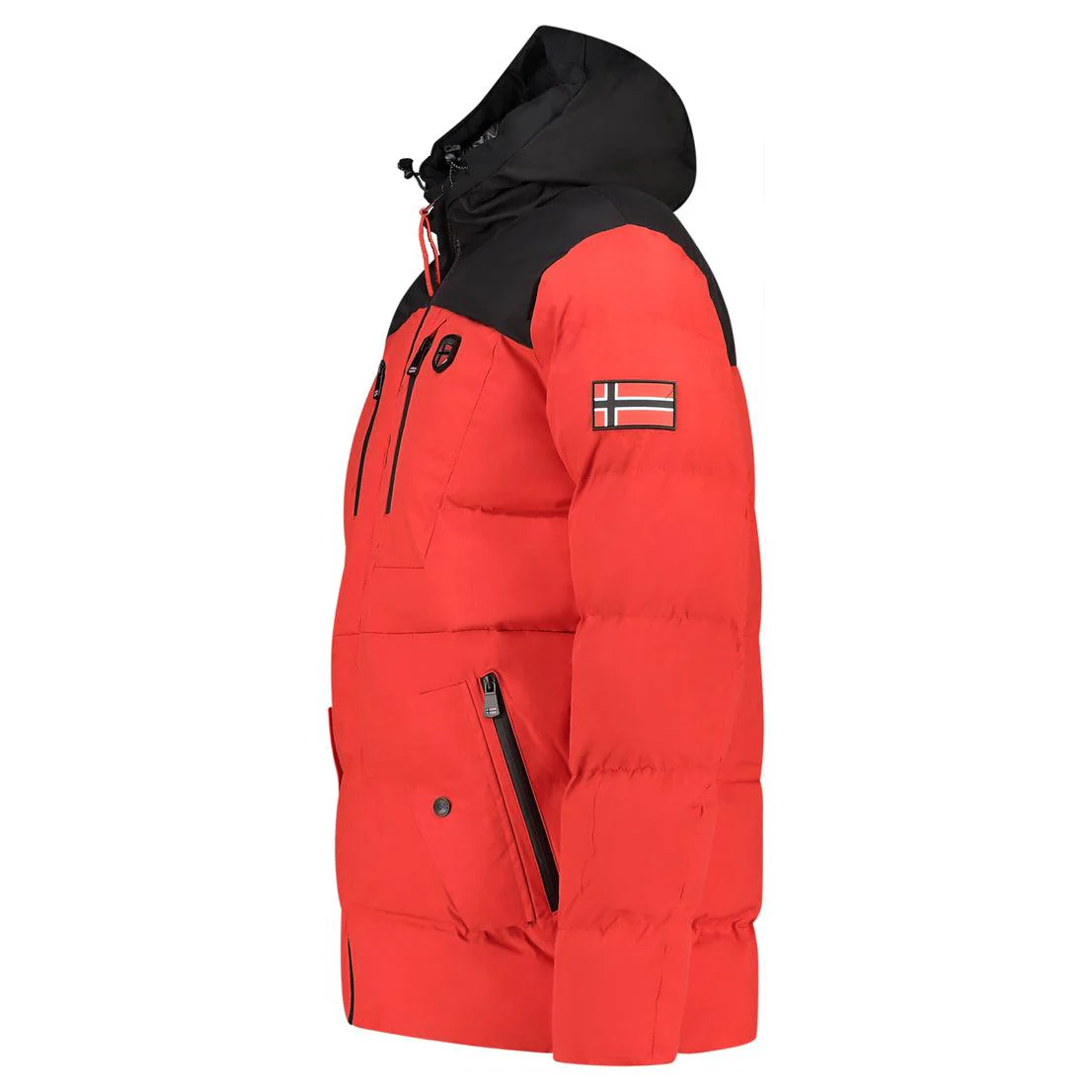 Parka De Hombre Cachot Rojo / Negro - Image 3