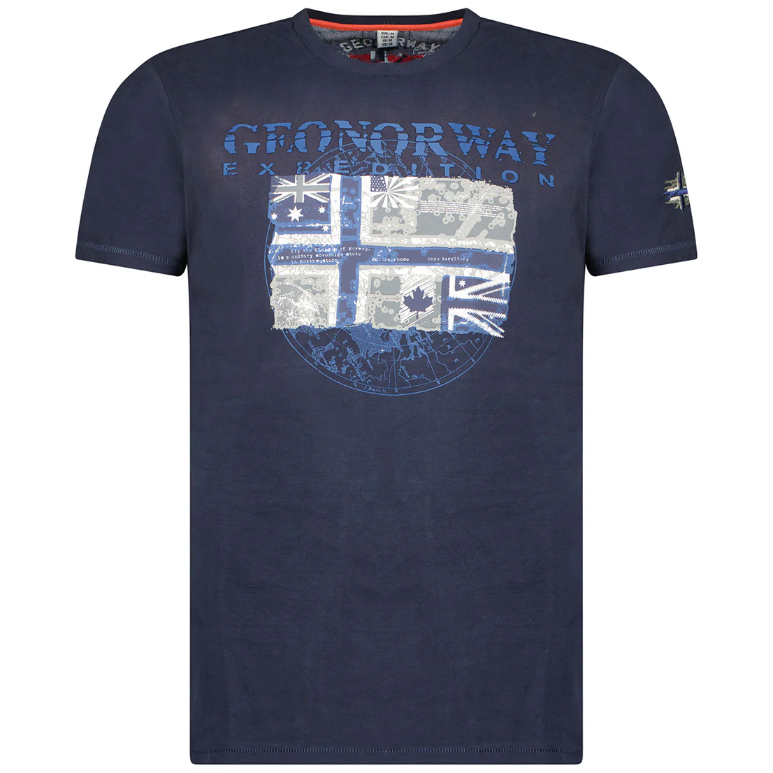 Camiseta De Hombre Jalon Azul Marino