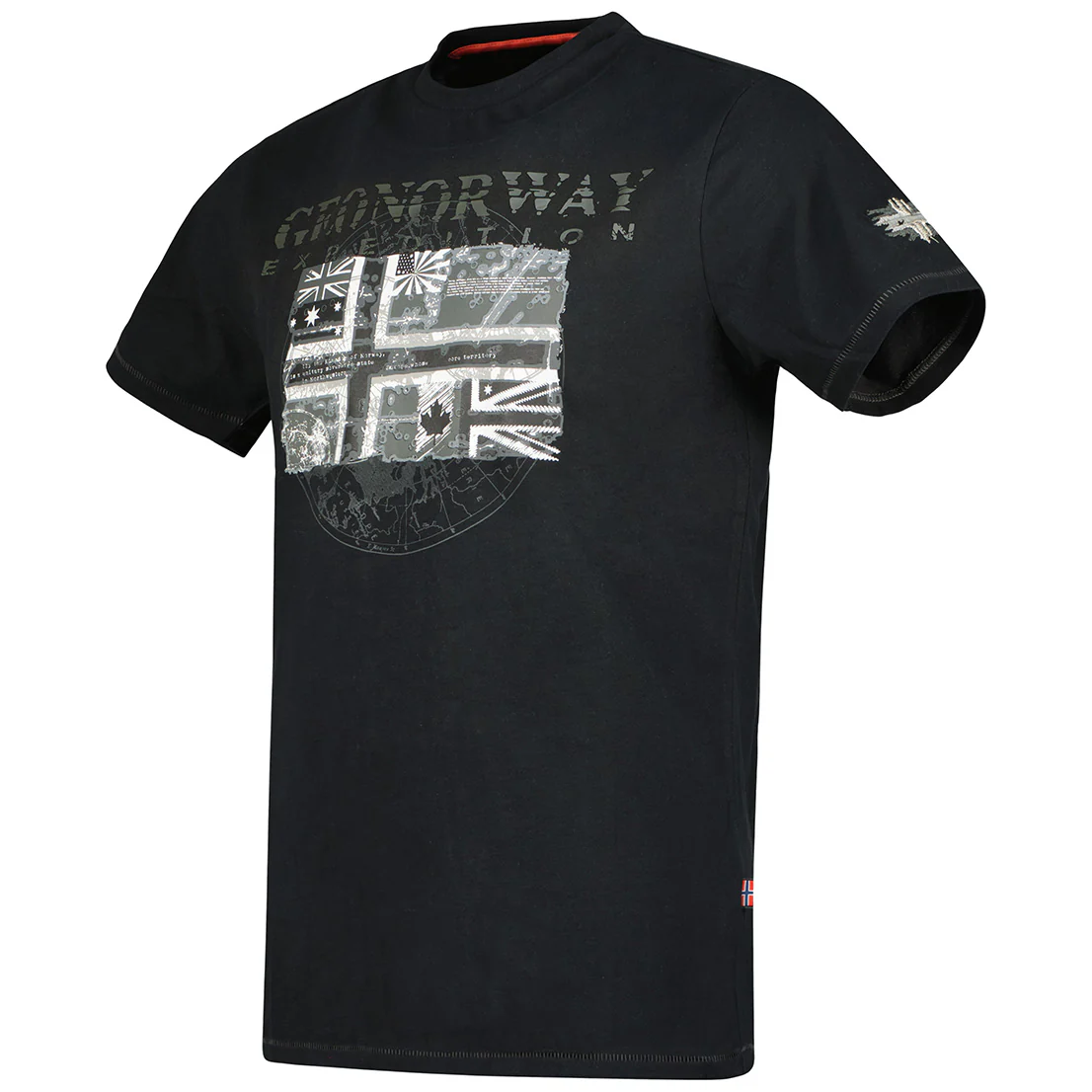 Camiseta De Hombre Jalon Negro - Image 3