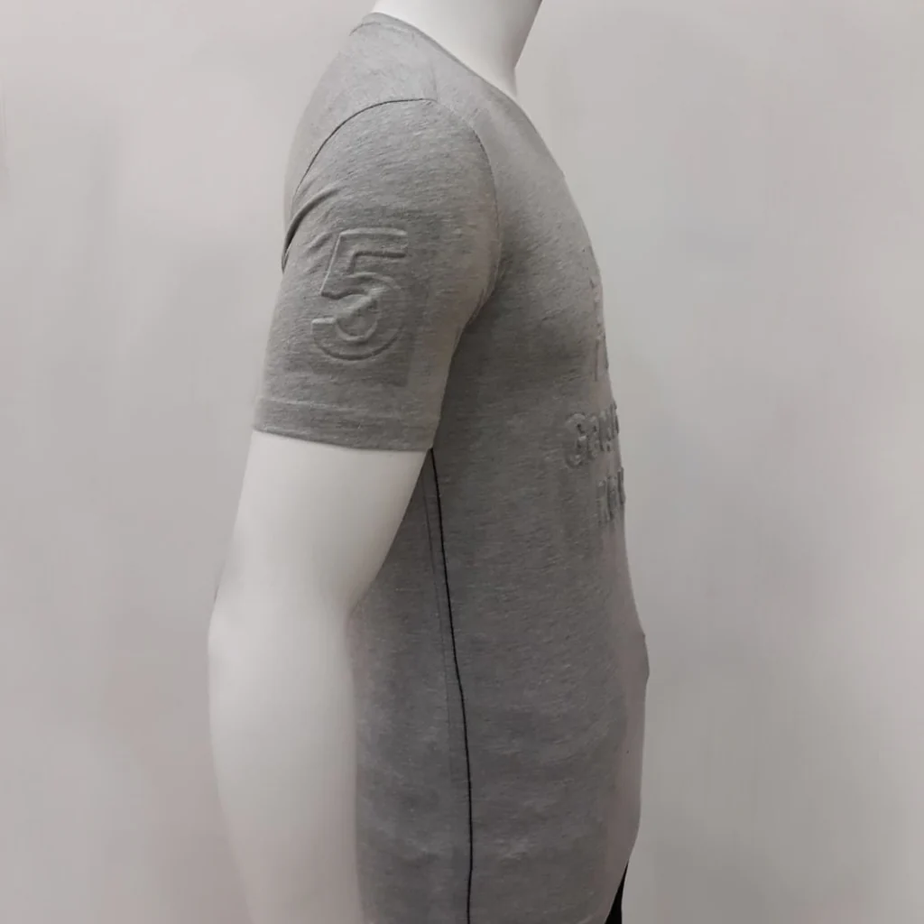Camiseta De Hombre Jape Gris Melange - Image 3