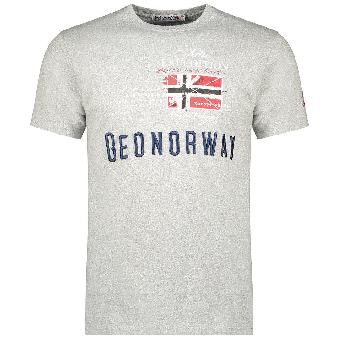 Camiseta De Hombre Jason Gris Claro