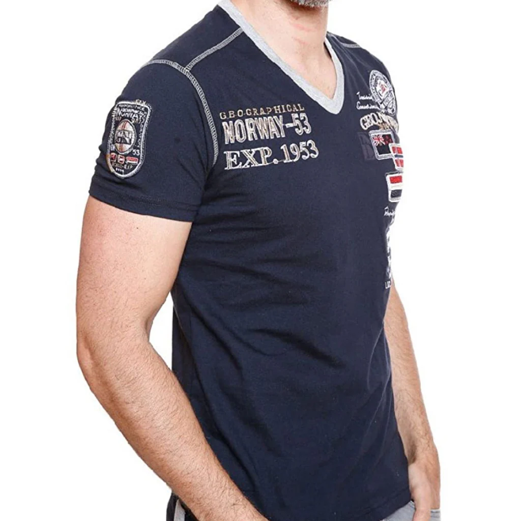 Camiseta De Hombre Jeep Azul Marino - Image 3