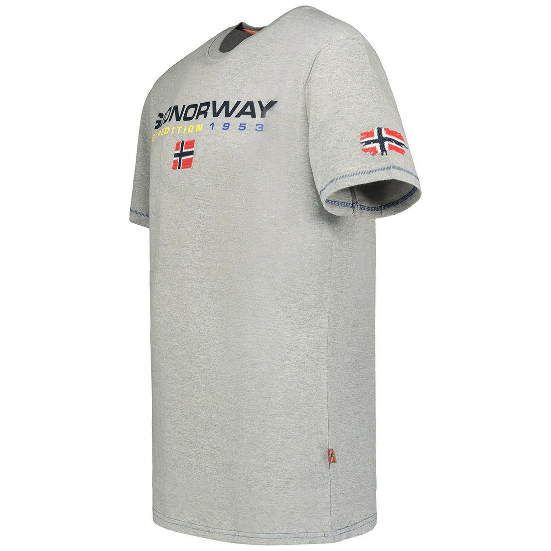 Camiseta De Hombre Joliver Gris Claro - Image 3