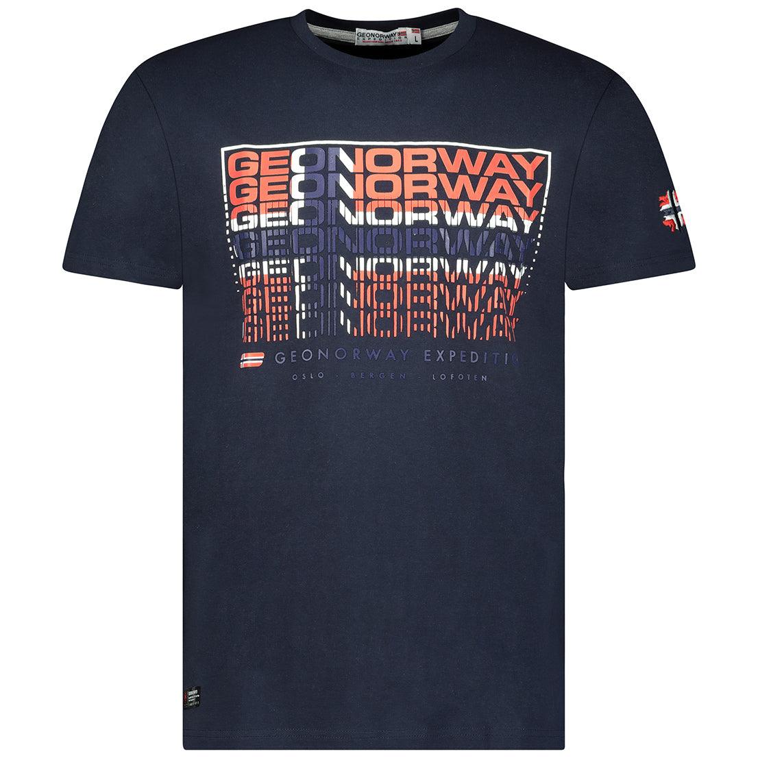 Camiseta De Hombre Joroway Azul Marino