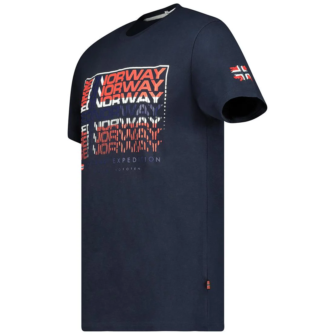 Camiseta De Hombre Joroway Azul Marino - Image 3