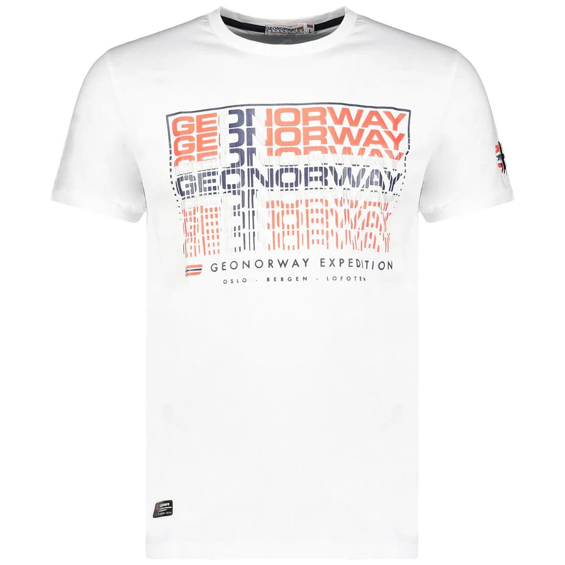 Camiseta De Hombre Joroway Blanco
