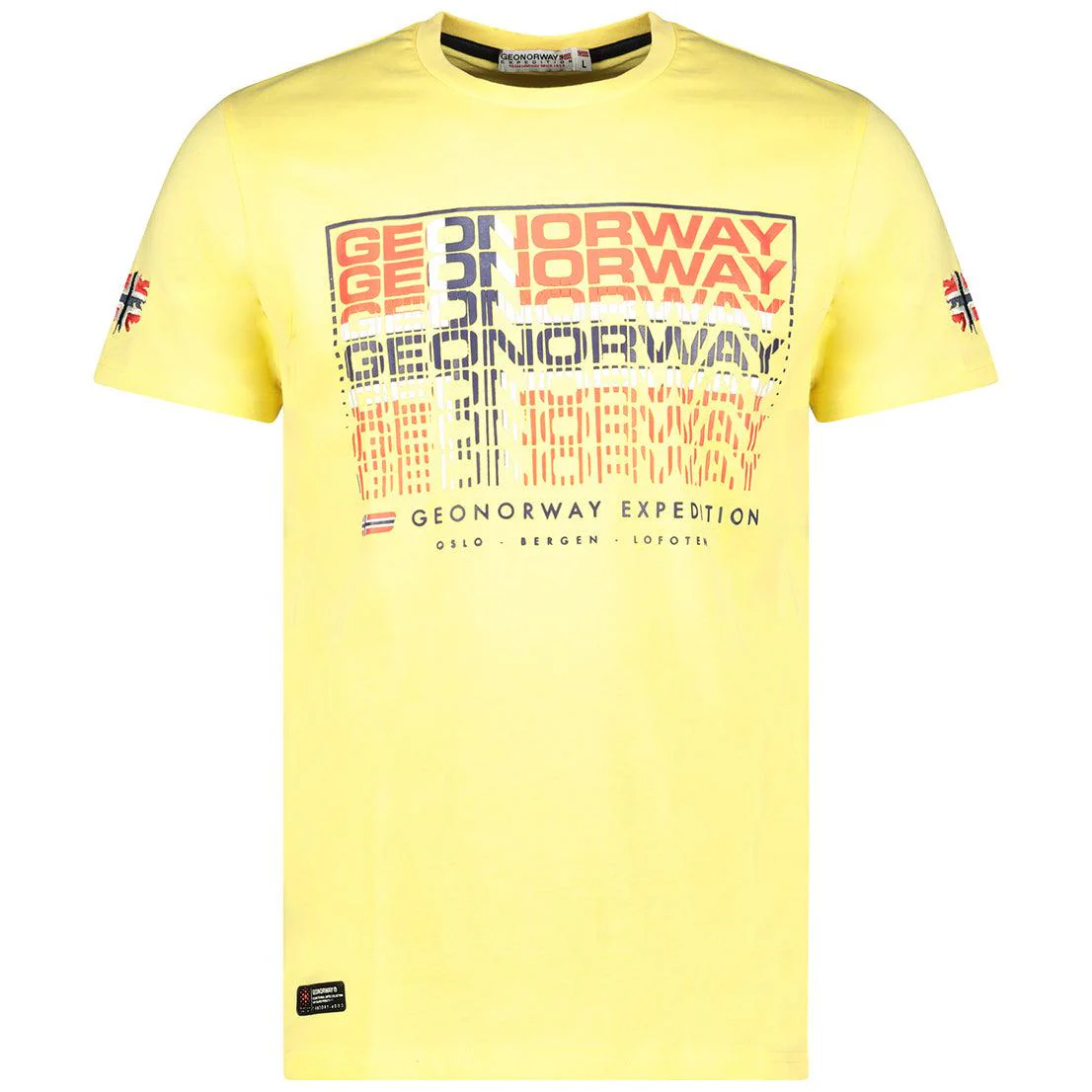 Camiseta De Hombre Joroway Limón