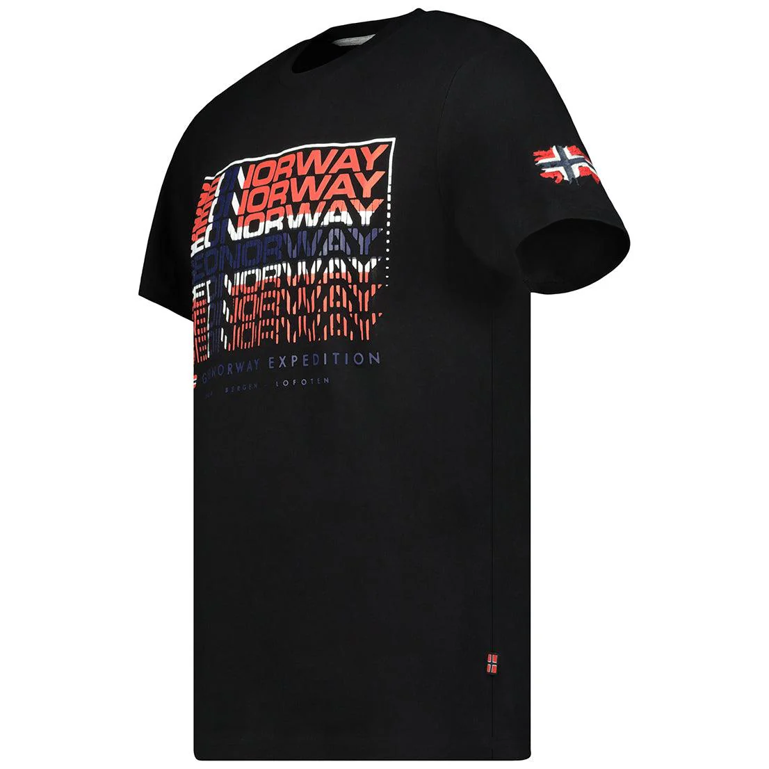 Camiseta De Hombre Joroway Negro - Image 3