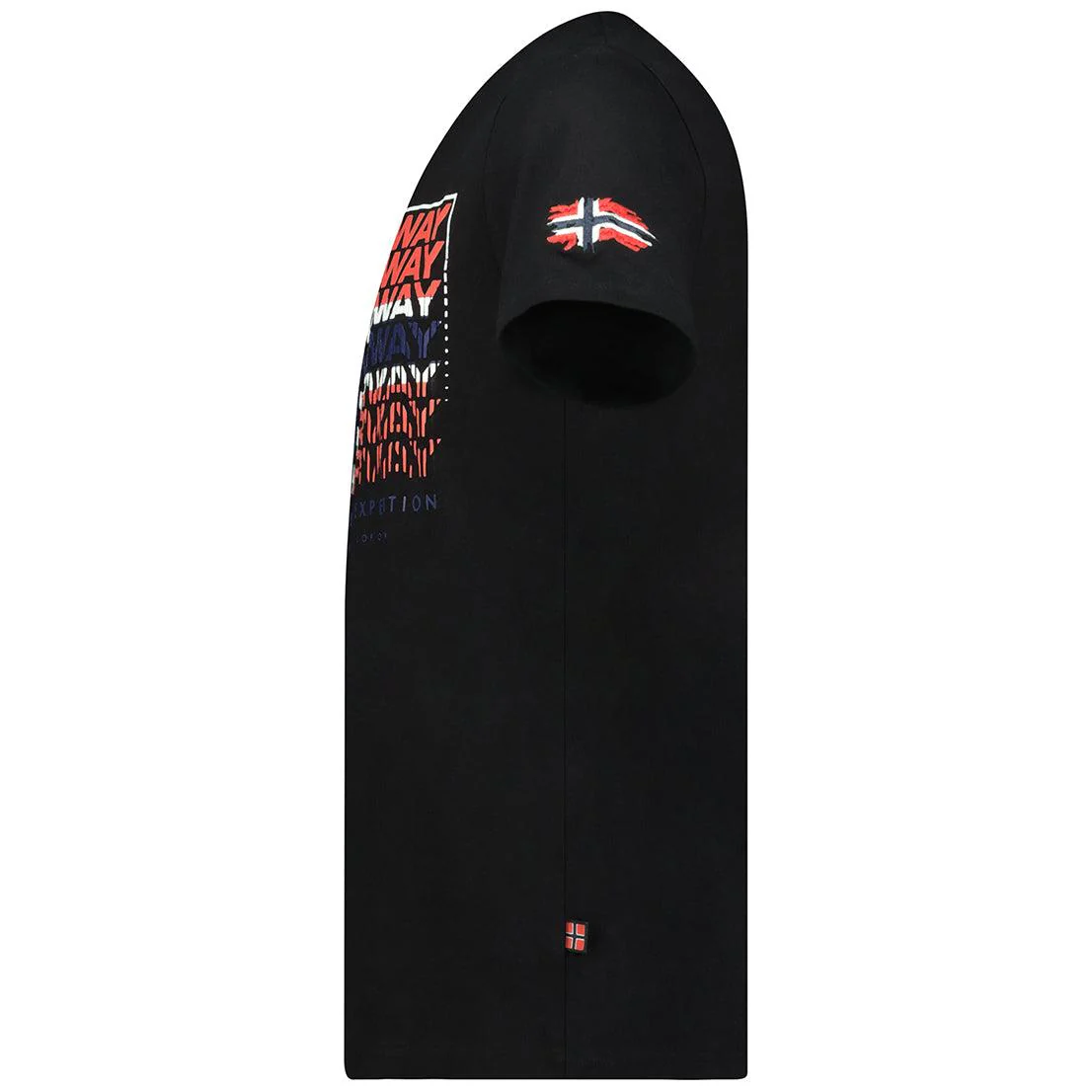 Camiseta De Hombre Joroway Negro - Image 4