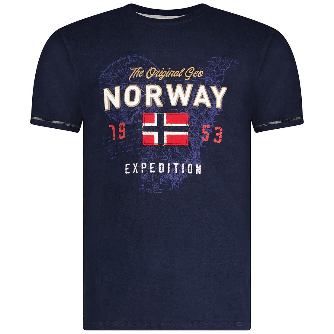 Camiseta De Hombre Juitre Azul Marino