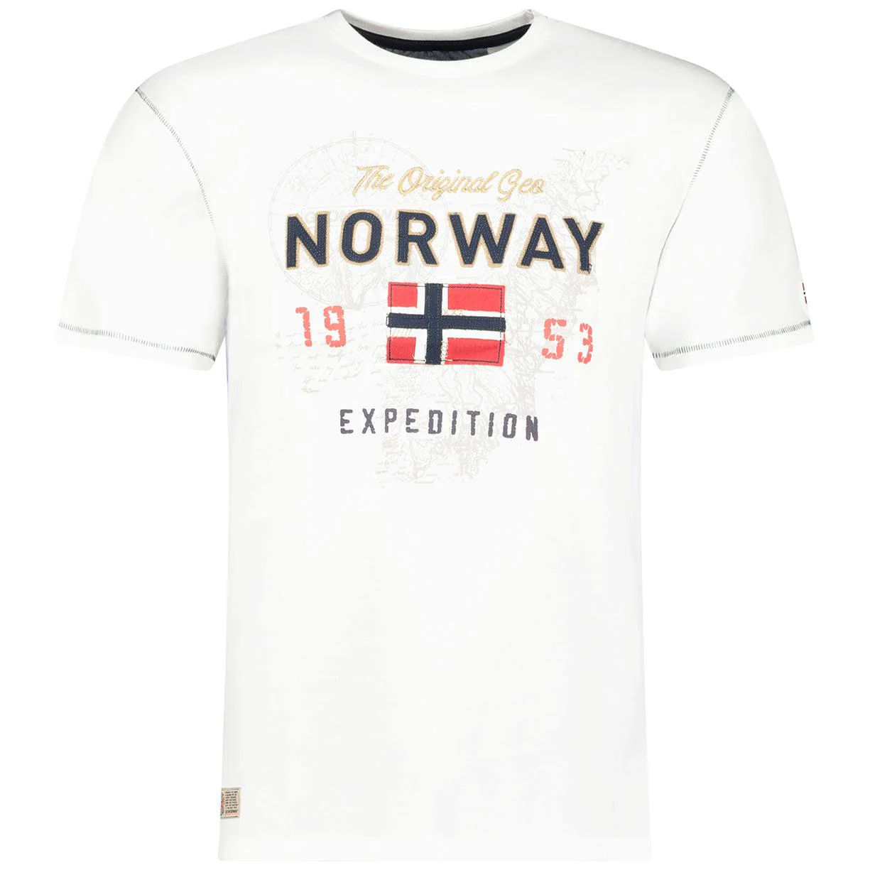 Camiseta De Hombre Juitre Blanco