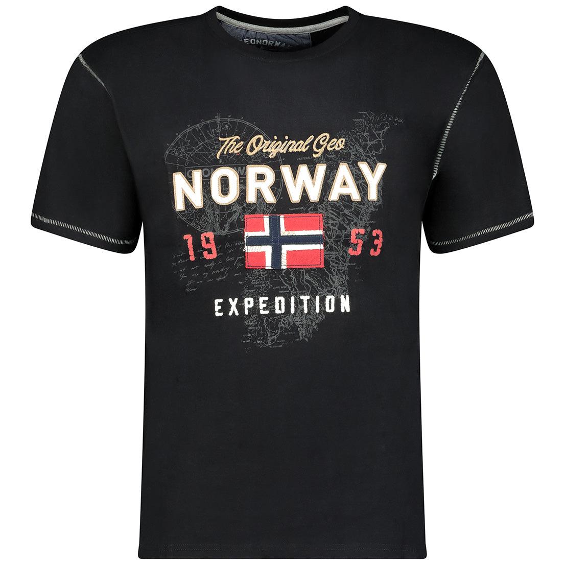 Camiseta De Hombre Juitre Negro