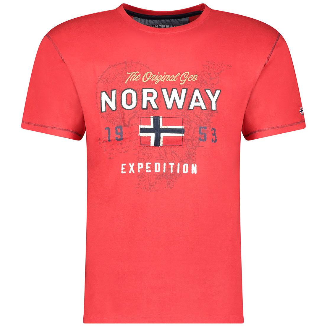 Camiseta De Hombre Juitre Rojo