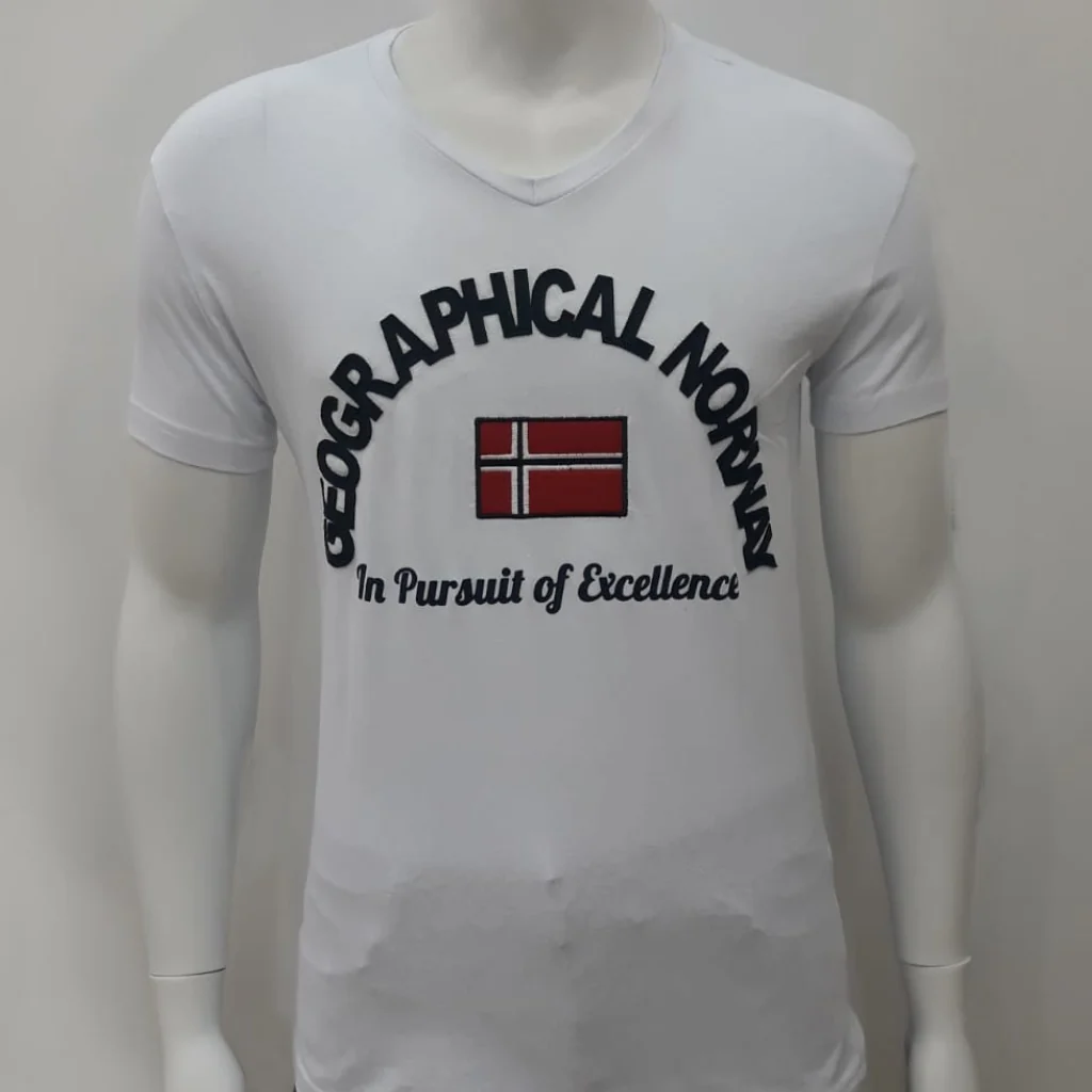 Camiseta De Hombre Jujube Blanco