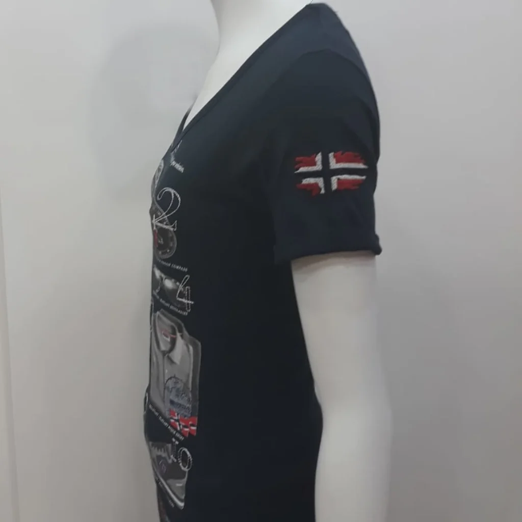 Camiseta De Mujer Jandina Ss 100 Azul Marino - Image 3