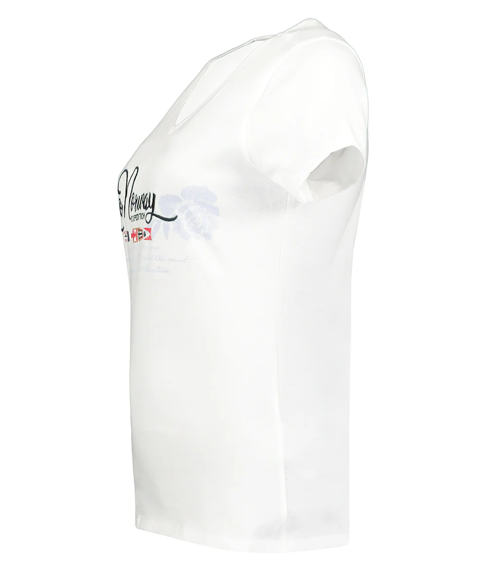Camiseta De Mujer Jeanne Blanco - Image 3