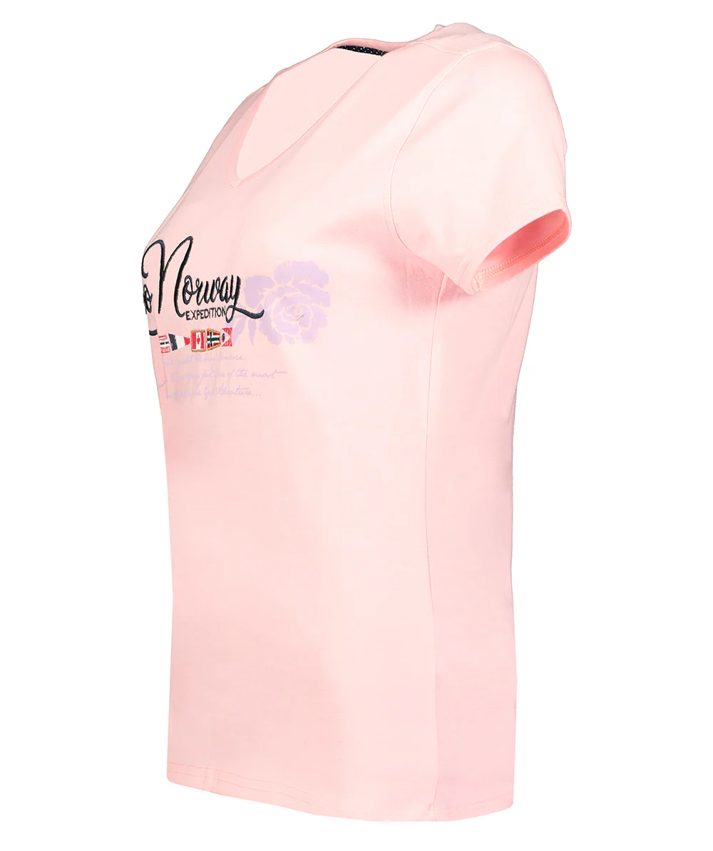 Camiseta De Mujer Jeanne Rosa Claro - Image 3