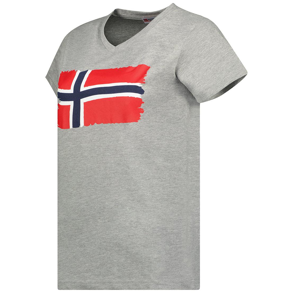Camiseta De Mujer Jorence Gris Claro - Image 3