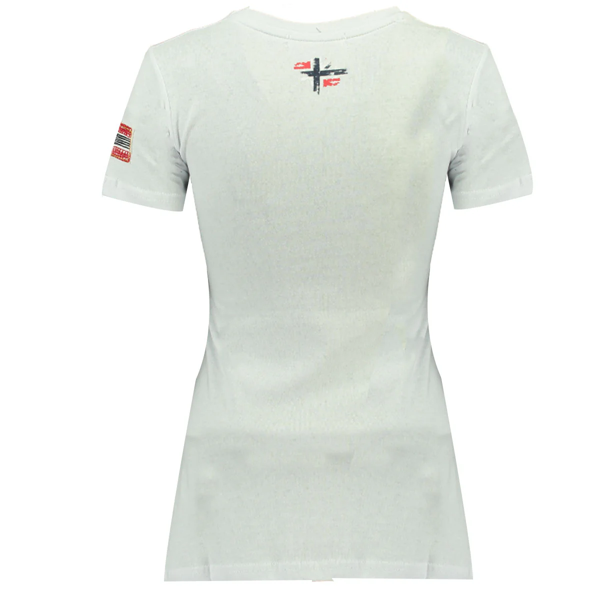 Camiseta De Mujer Justa Blanco - Image 2