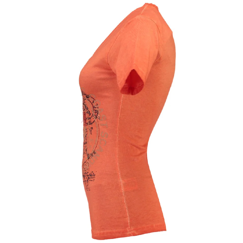 Camiseta De Mujer Justa Coral - Image 3