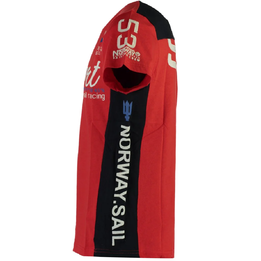 Camiseta De Niño Jayport Rojo - Image 3