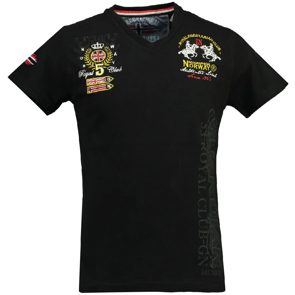 Camiseta De Niño Jolatina Negro / Blanco