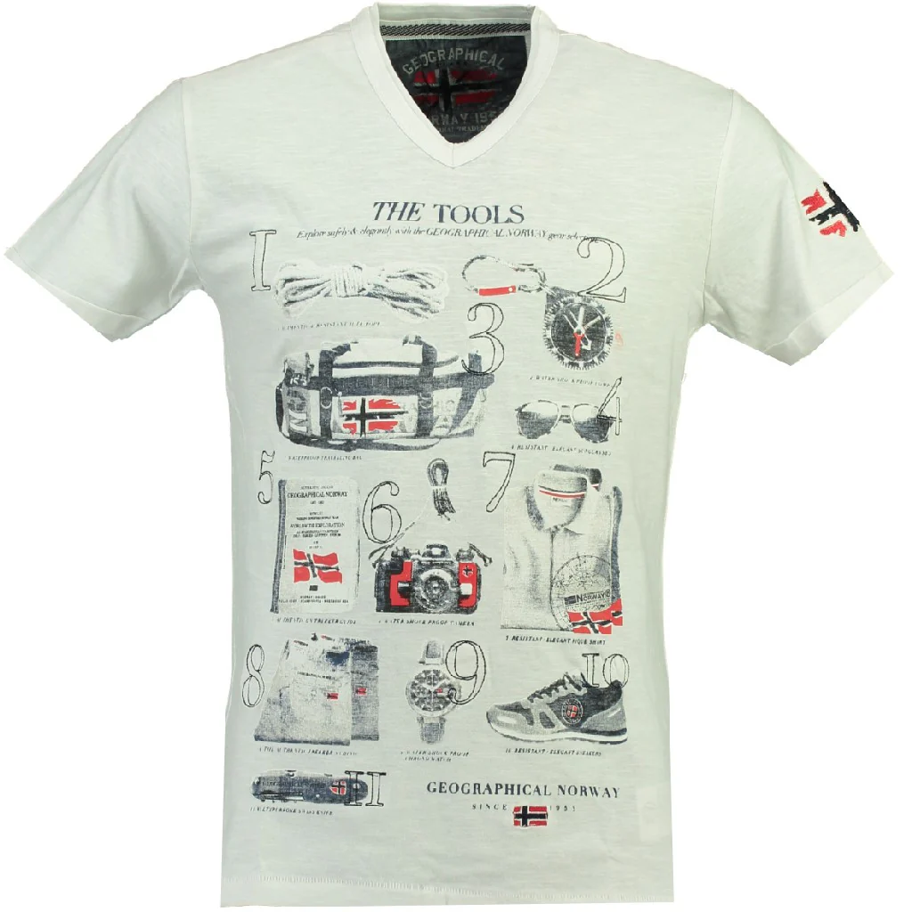 Camiseta Hombre Jandiamo Blanco