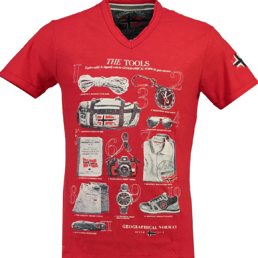 Camiseta Hombre Jandiamo Rojo