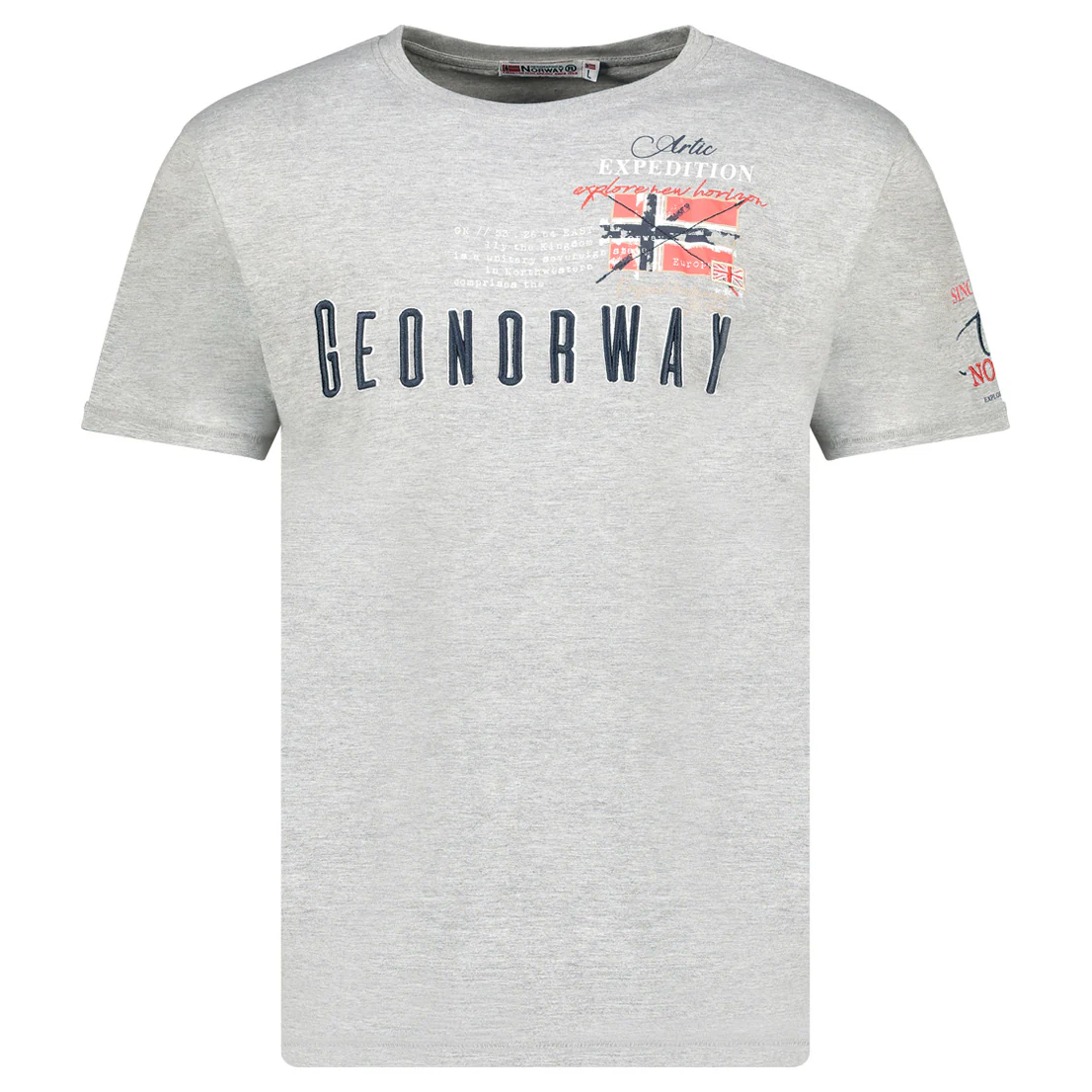Camiseta Hombre Jason Gris Melange