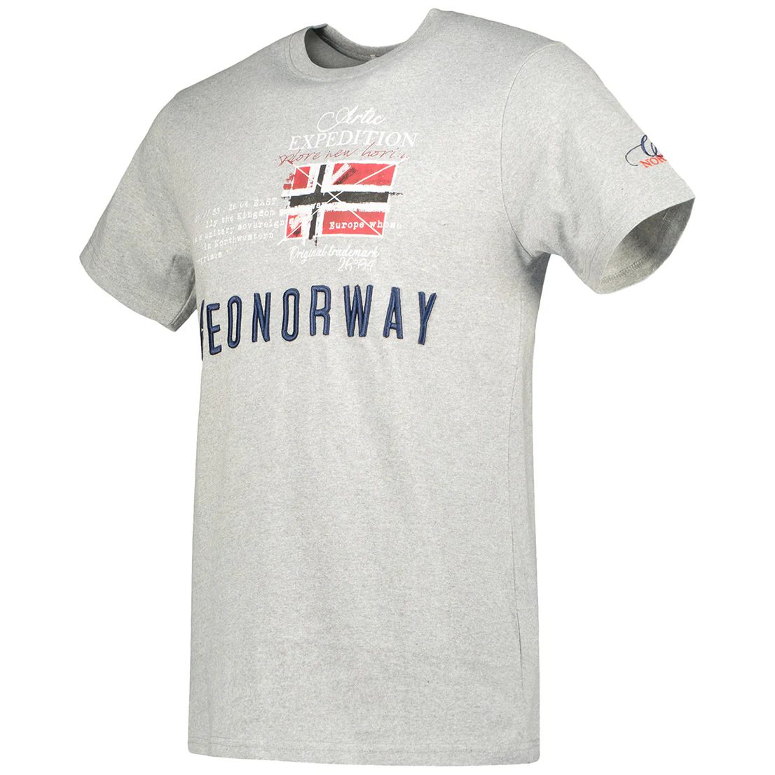 Camiseta Hombre Jason Gris Melange - Image 3