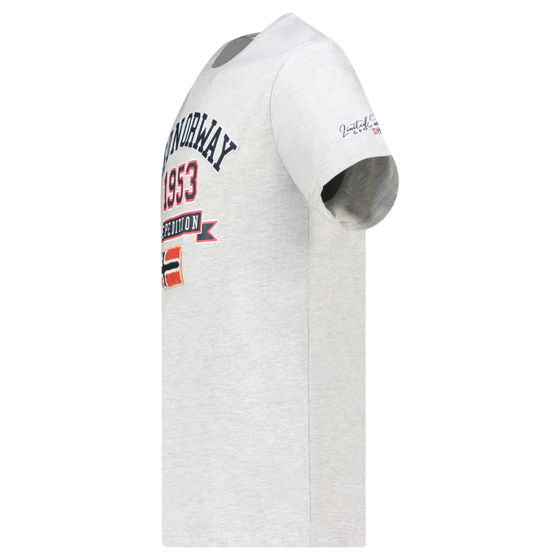 Camiseta Hombre Jollegio Gris Melange - Image 4