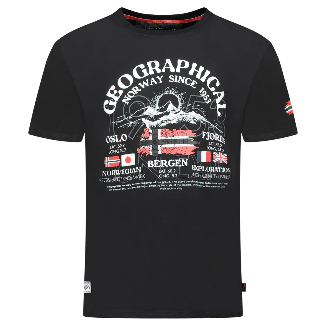 Camiseta Hombre Jommy Negro