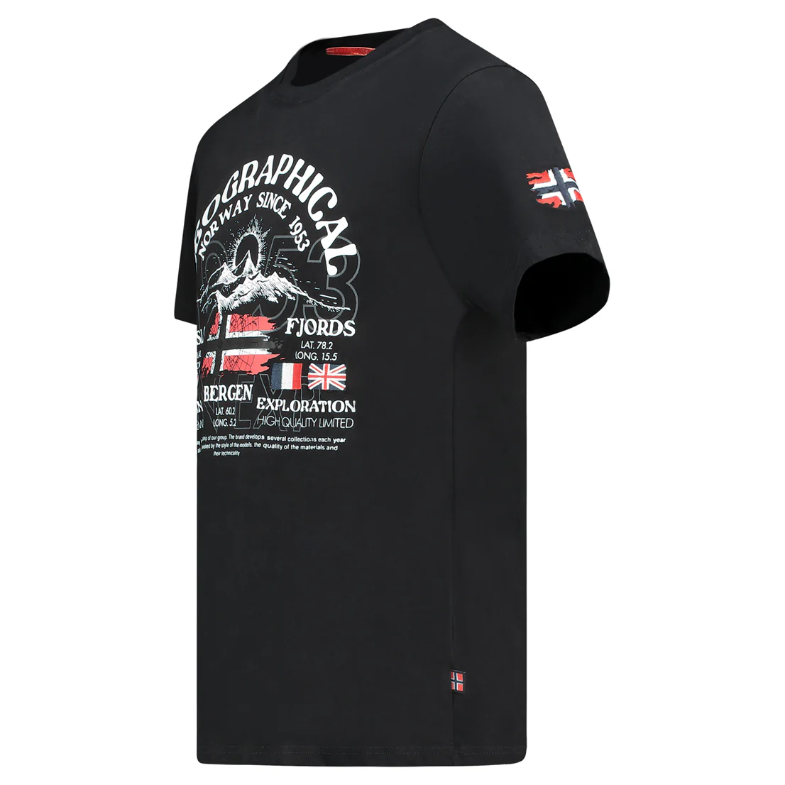 Camiseta Hombre Jommy Negro - Image 3