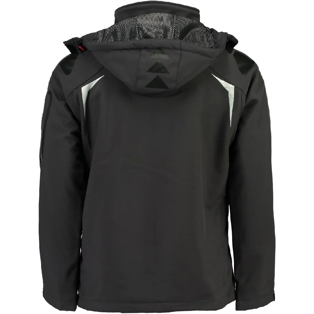 Chaqueta Softshell De Hombre Techno Gris Oscuro - Image 2