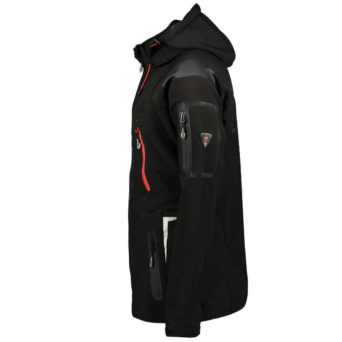 Chaqueta Softshell De Hombre Techno Negro - Image 3