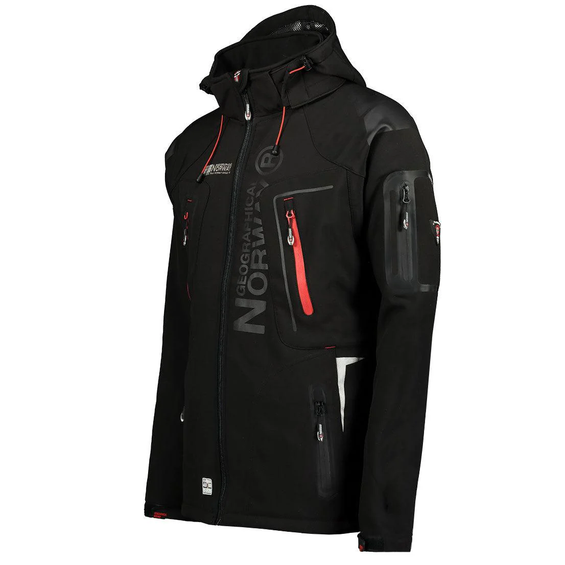 Chaqueta Softshell De Hombre Techno Negro - Image 4