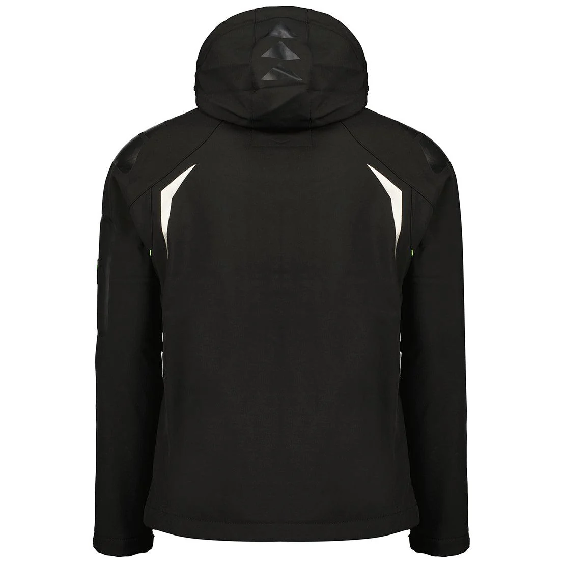 Chaqueta Softshell De Hombre Techno Negro / Verde Fluor - Image 2