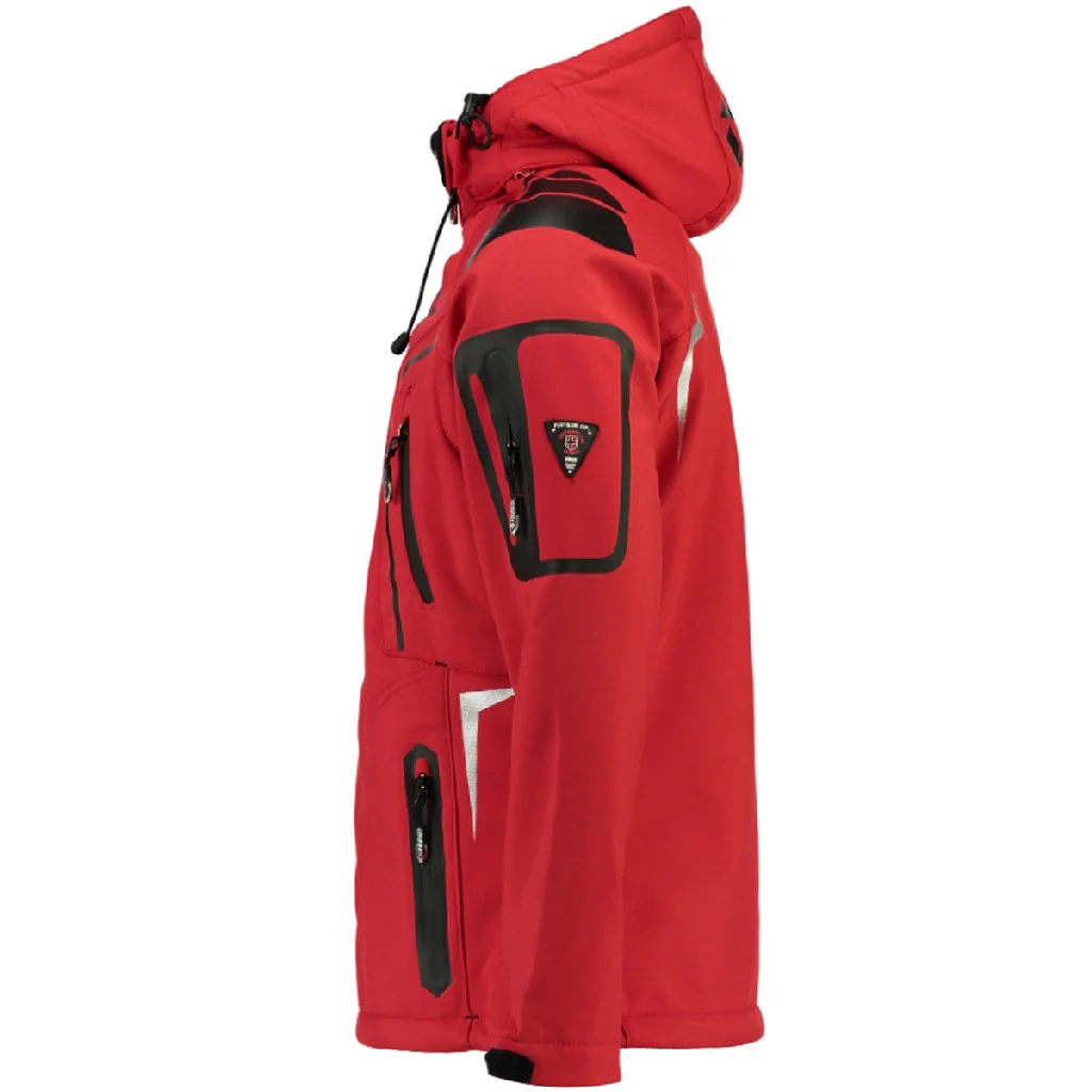 Chaqueta Softshell De Hombre Techno Rojo - Image 3